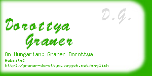 dorottya graner business card